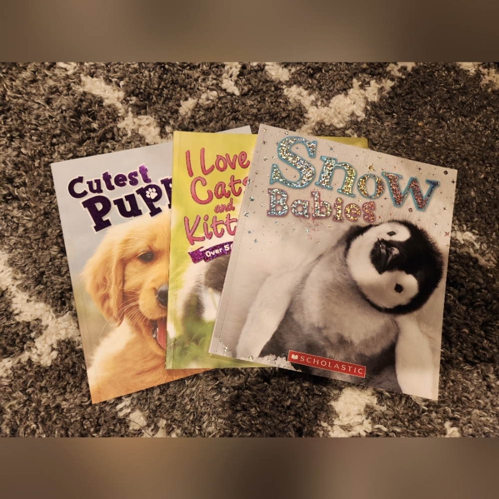 Pack of 3 books about animals